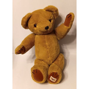 Vintage Nisbet Limited Edition Teddy Bear Brown Numbered 253/5000 England, 1984